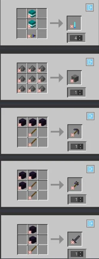 ManyThings, Моды, Minecraft