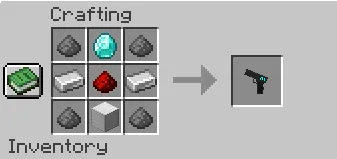 Pistol Laser Guns, Моды, Minecraft