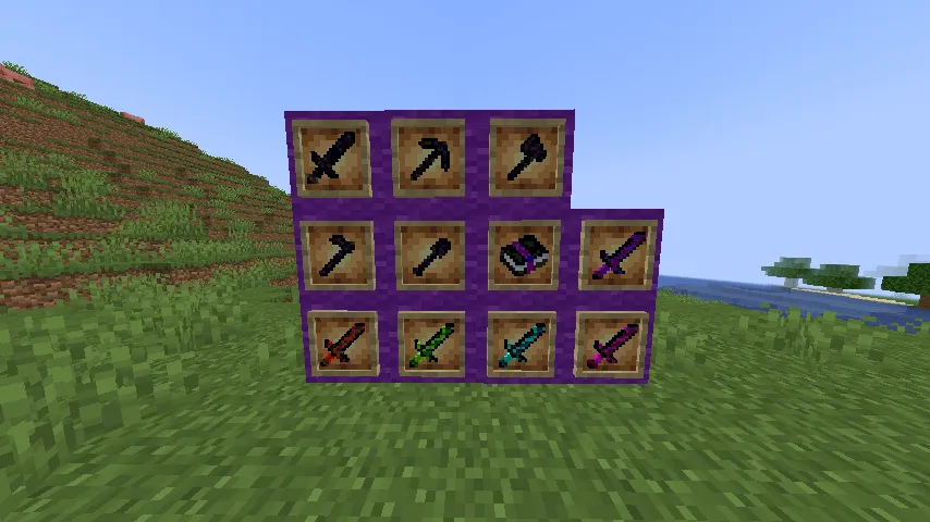 Obsidian Tools by CalculusEyesight — скриншот 1 (Моды, Minecraft)