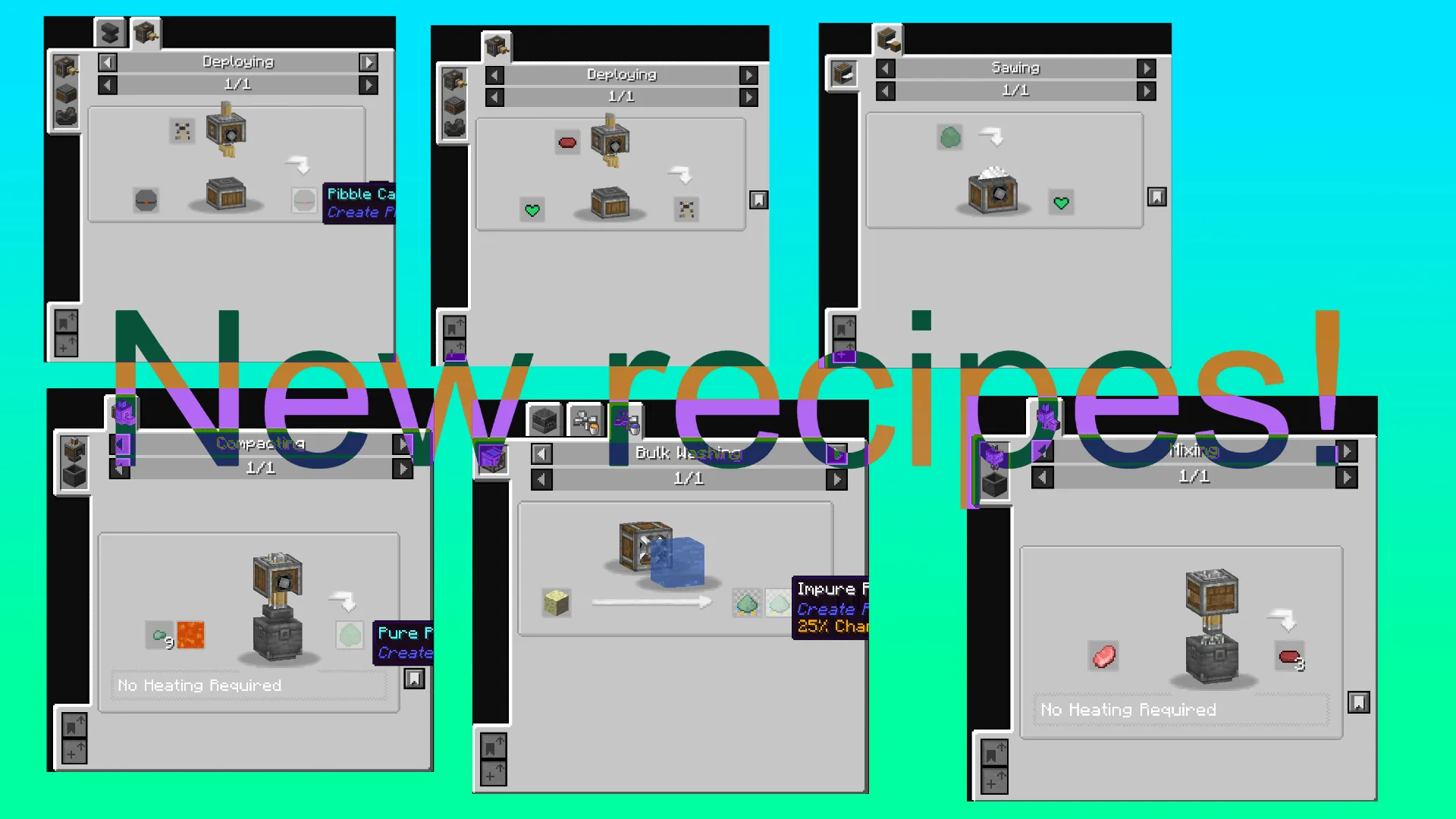 Create: Pibblefied, Моды, Minecraft