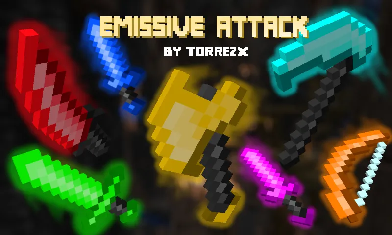 Torrezx-Emissive attack — скриншот 1 (Текстуры, Minecraft)