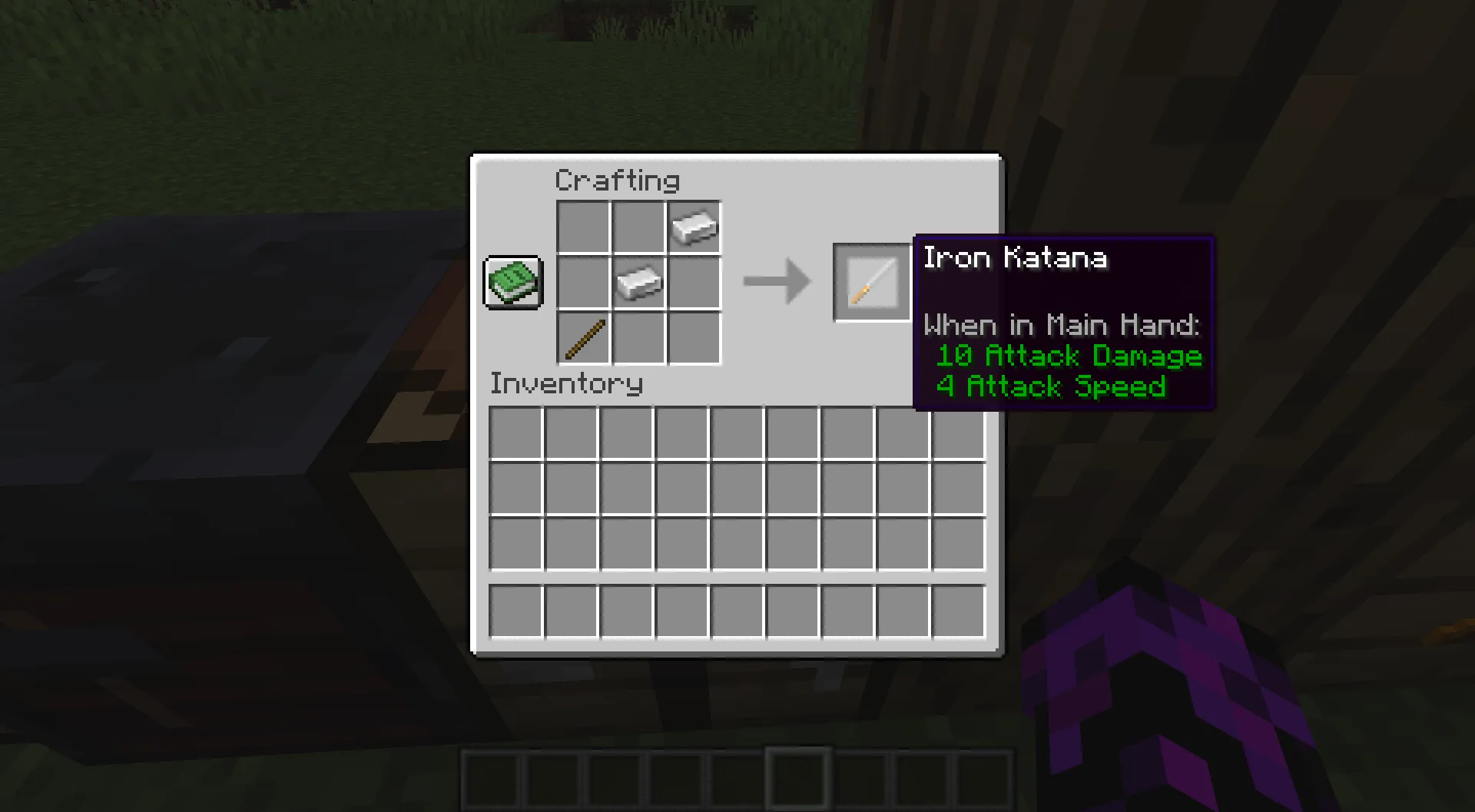 Katanas n stuff — скриншот 4 (Моды, Minecraft)