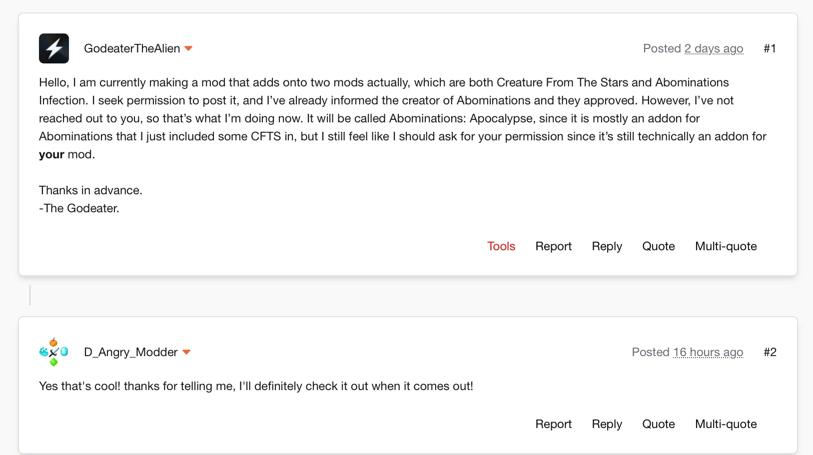 Abominations: Apocalypse, Моды, Minecraft