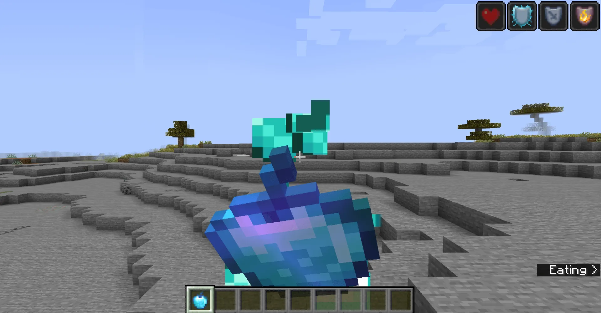 Diamond-Enchanted Apple — скриншот 1 (Текстуры, Minecraft)