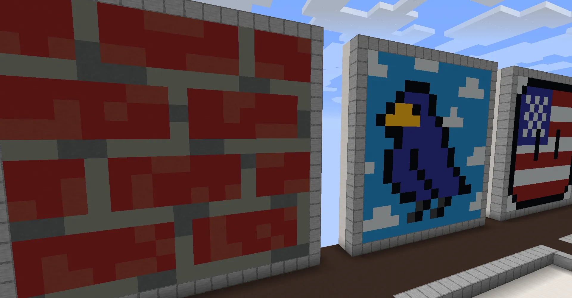 Pixel Puzzles, Карты, Minecraft