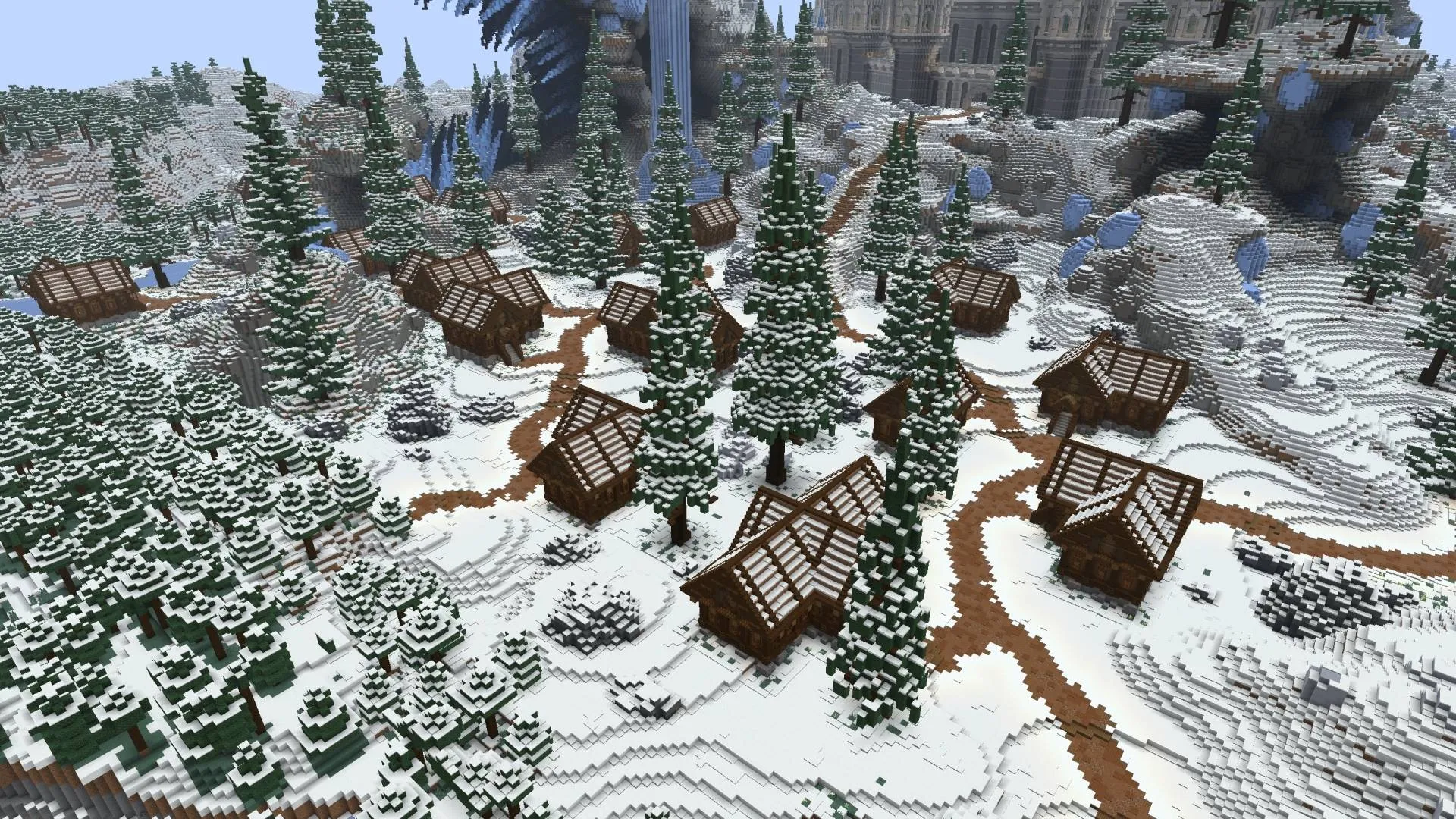 Ice Castle - Survival Spawn, Карты, Minecraft