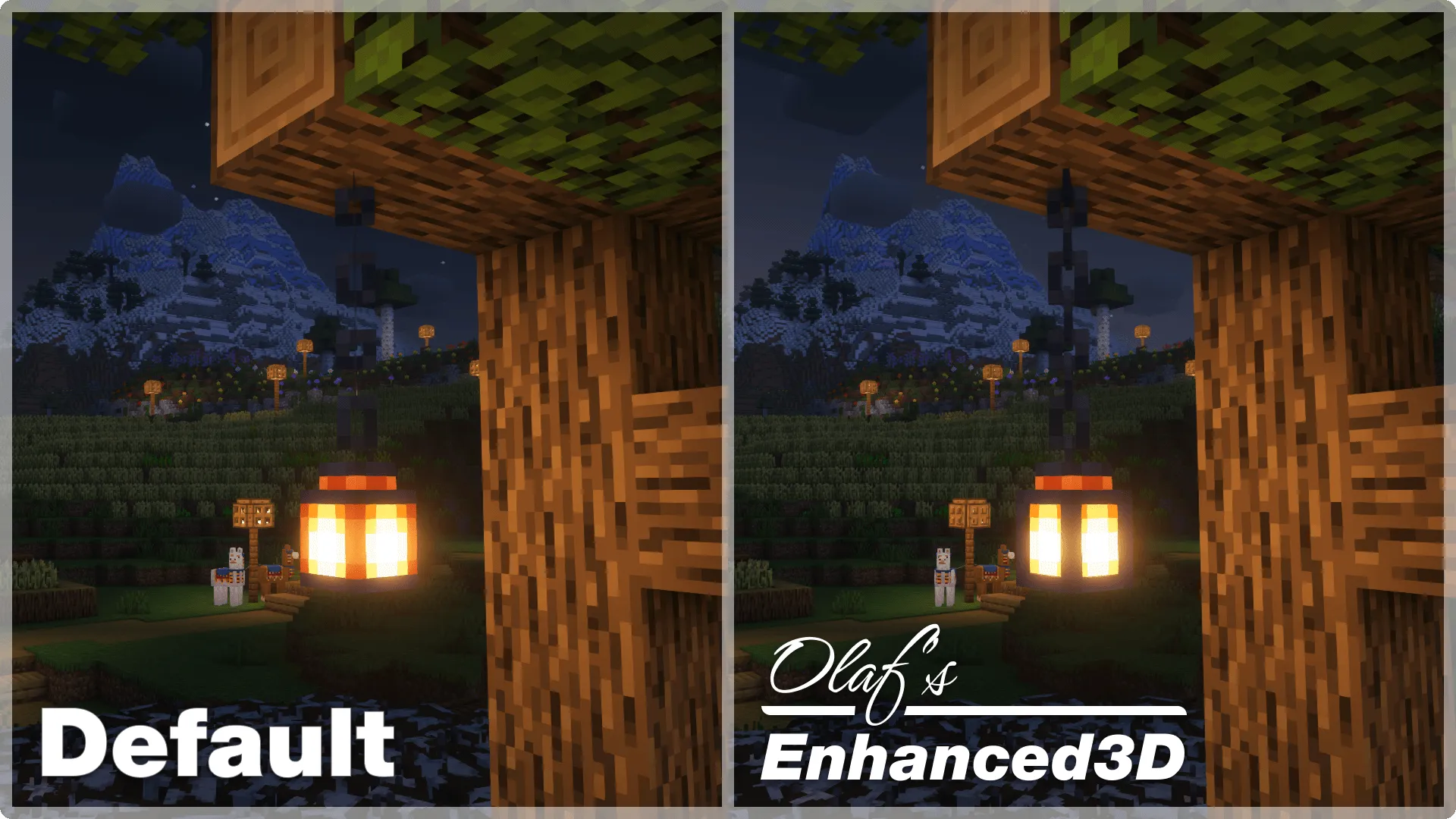 Olaf's Enhanced 3D — скриншот 11 (Текстуры, Minecraft)