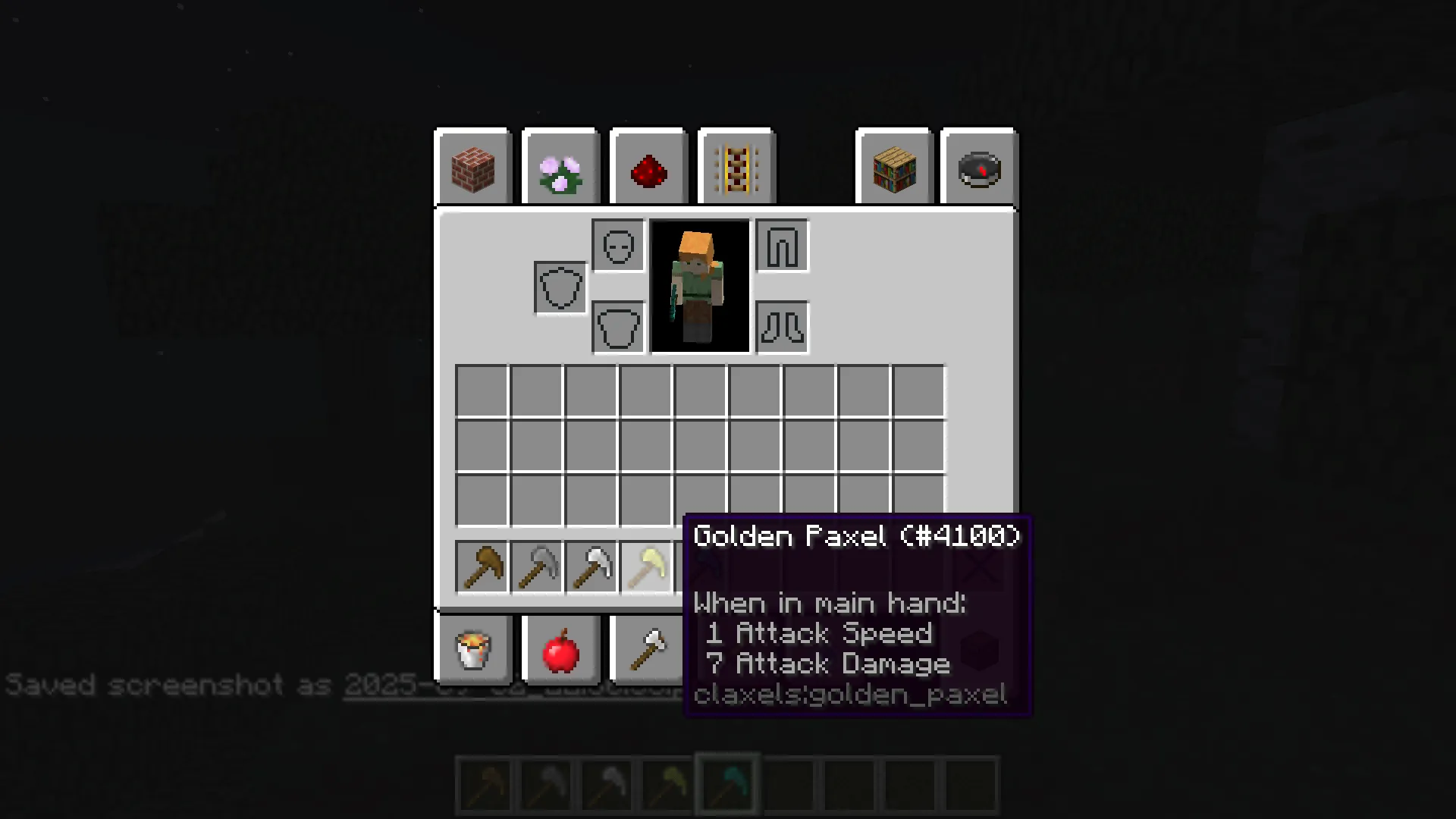 claxels - classic paxels — скриншот 3 (Моды, Minecraft)