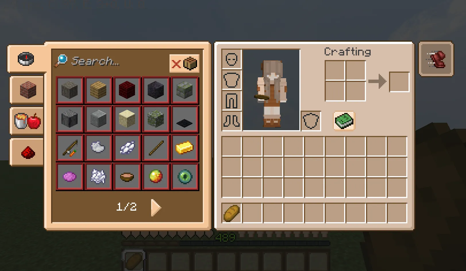 Bread GUI and Hotbar — скриншот 4 (Текстуры, Minecraft)