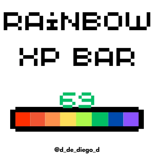 RAINBOW BAR XP, Текстуры, Minecraft
