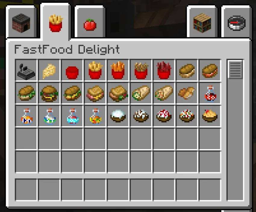 FastFood Delight Unofficial — скриншот 4 (Моды, Minecraft)