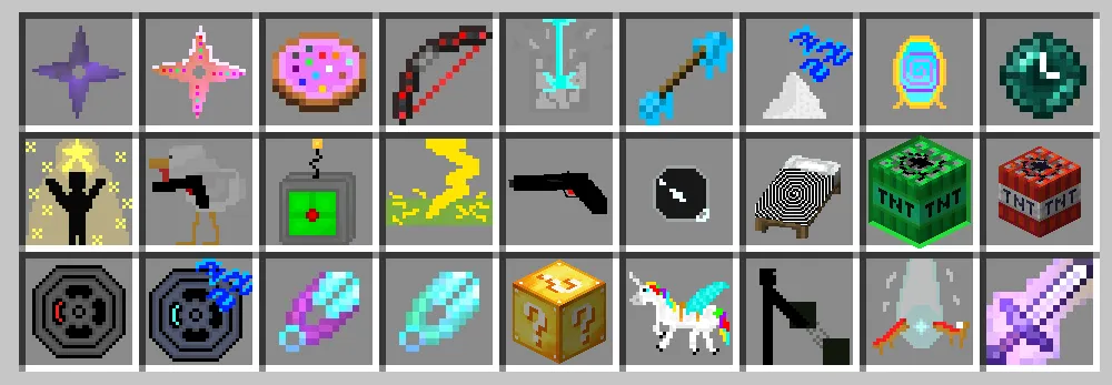 Bedwars Rotating Items, Текстуры, Minecraft