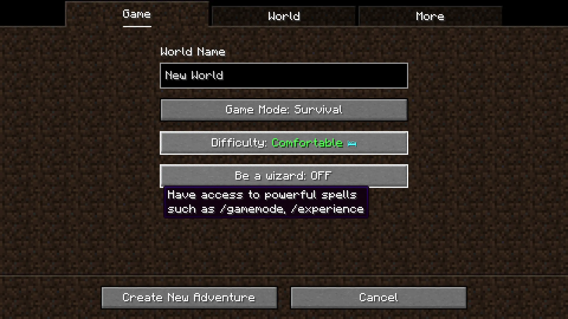 Menu Text Refresh (Fantasy) — скриншот 6 (Текстуры, Minecraft)