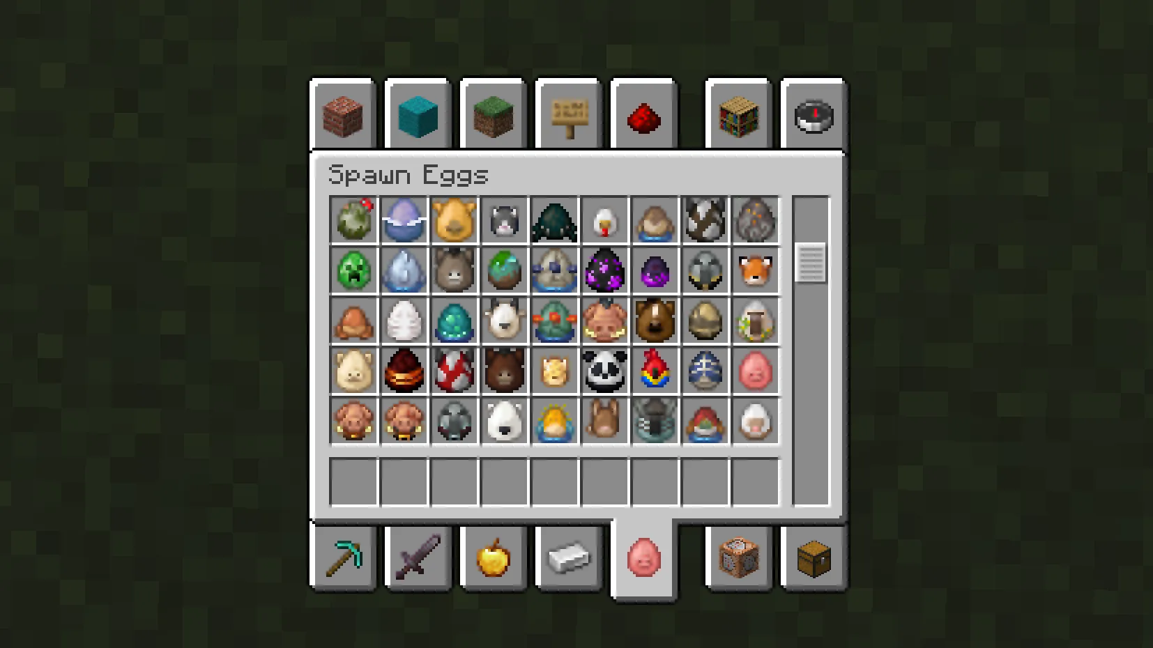 New Spawn Eggs Backport — скриншот 1 (Текстуры, Minecraft)