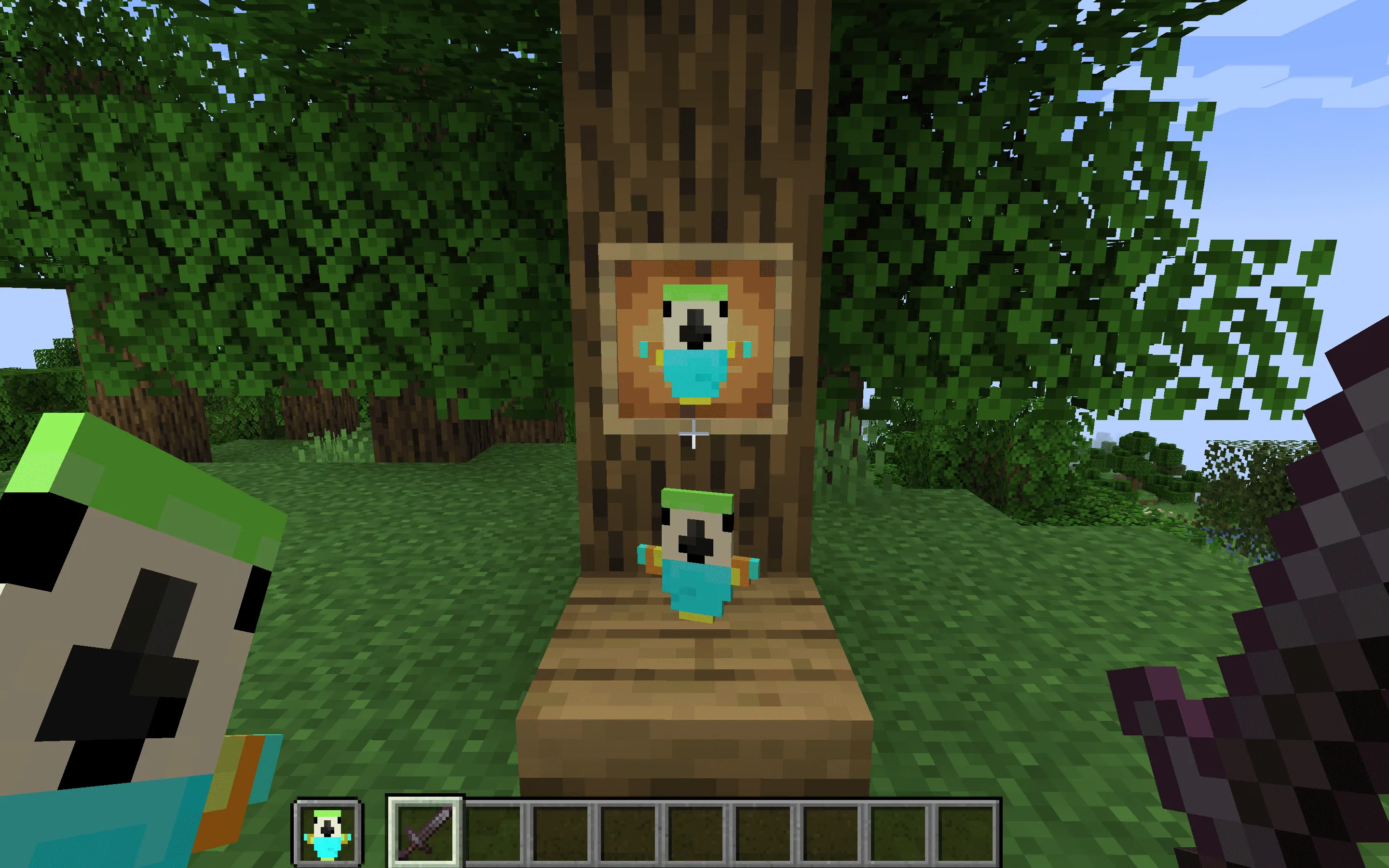 Parrot Totem of Undying — скриншот 1 (Текстуры, Minecraft)