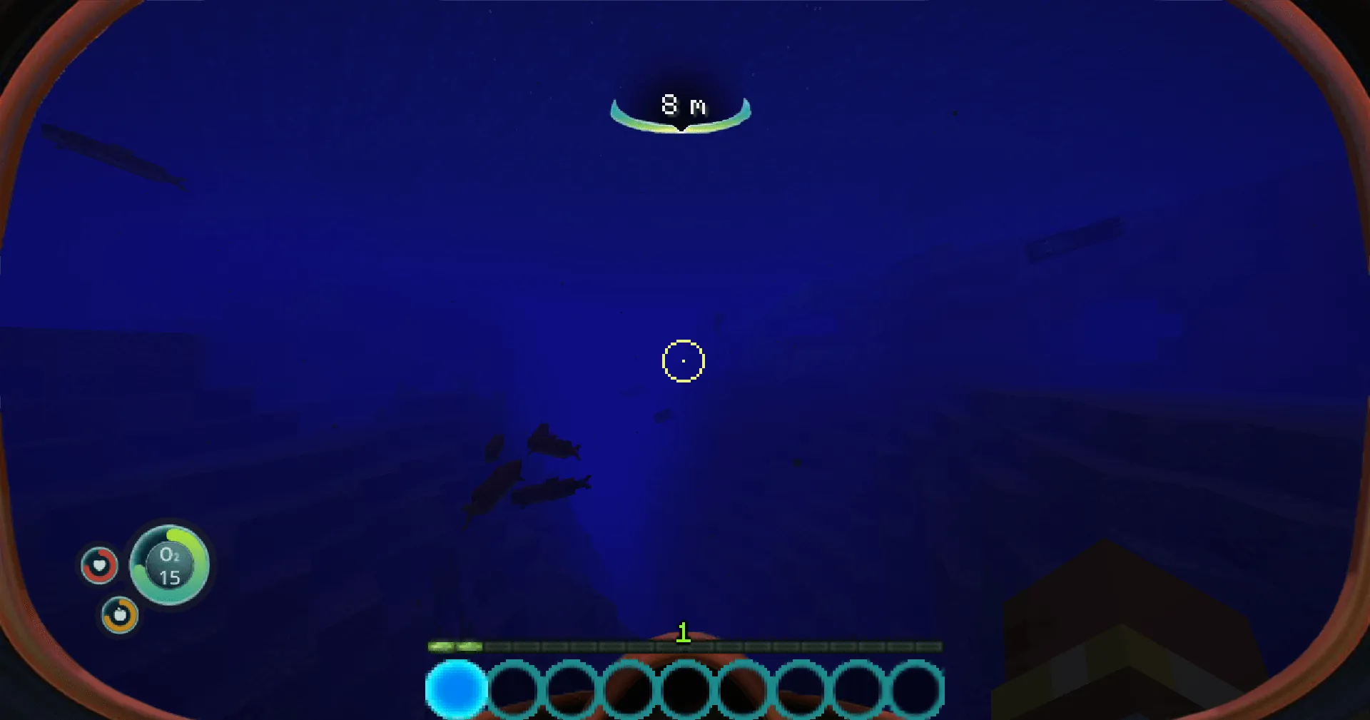 Subnautica HUD — скриншот 1 (Моды, Minecraft)