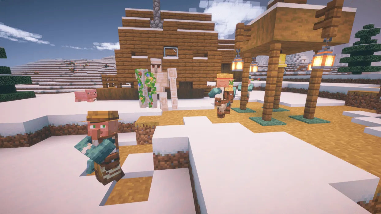 Drodi's Villagers x Fresh Animations — скриншот 4 (Текстуры, Minecraft)