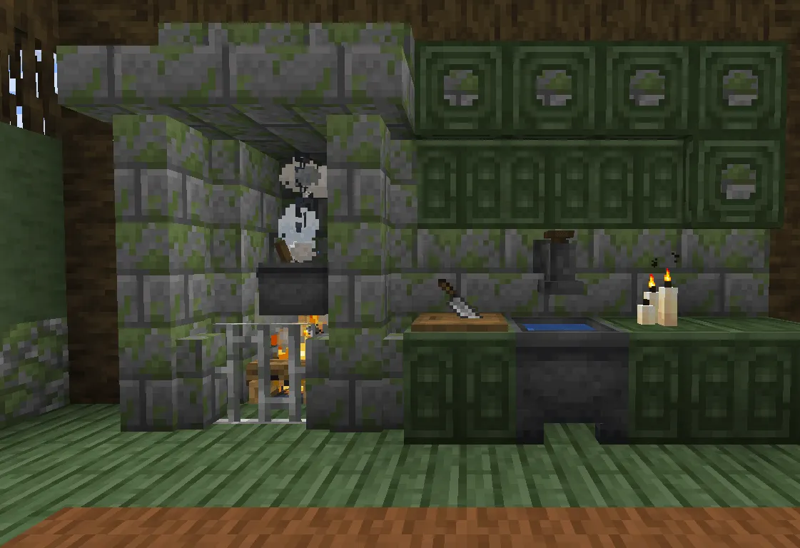 Mossy Green Mangrove, Текстуры, Minecraft