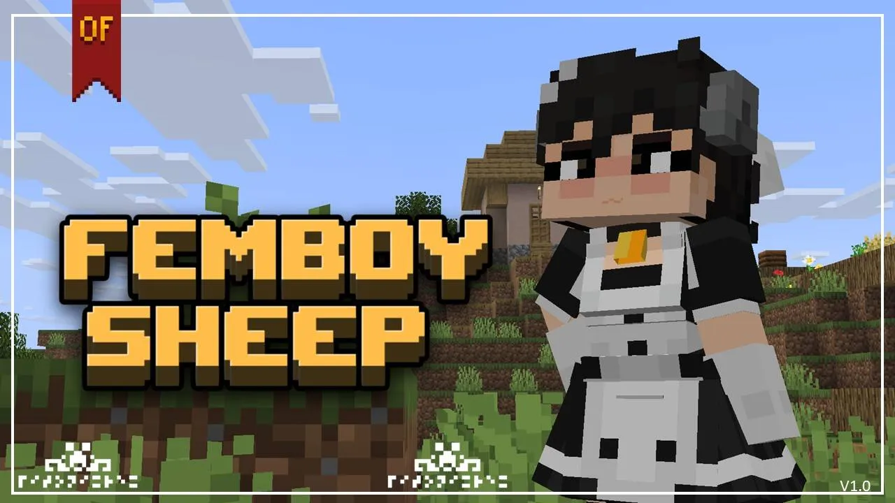 Femboy Sheep, Текстуры, Minecraft