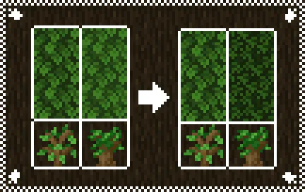 Alternate Dark Oak Leaves — скриншот 1 (Текстуры, Minecraft)