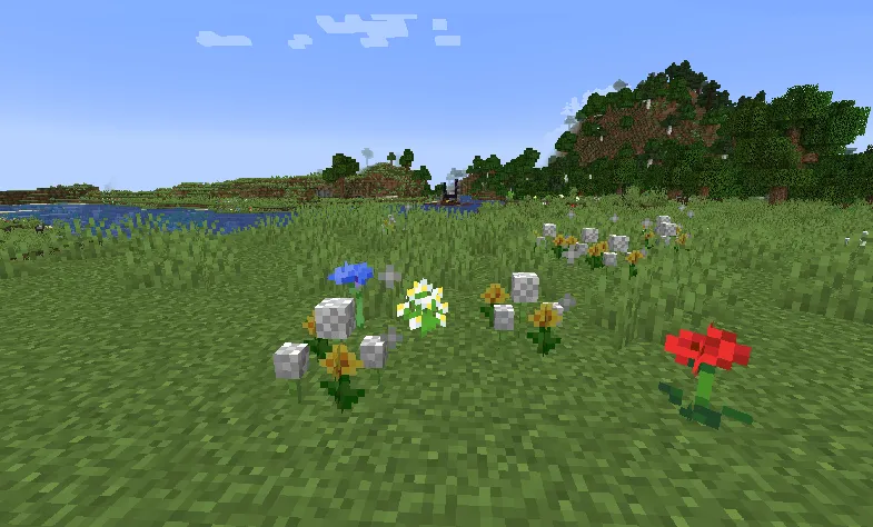 Fluffy dandelion, Текстуры, Minecraft