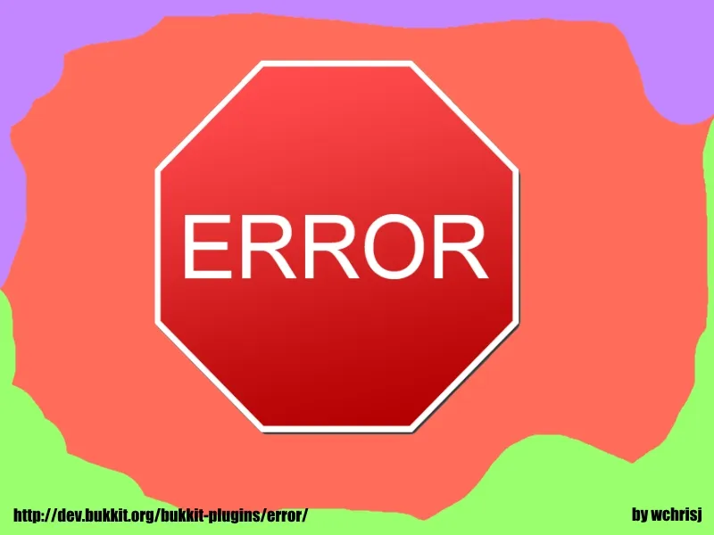 Error — скриншот 3 (Плагины, Minecraft)