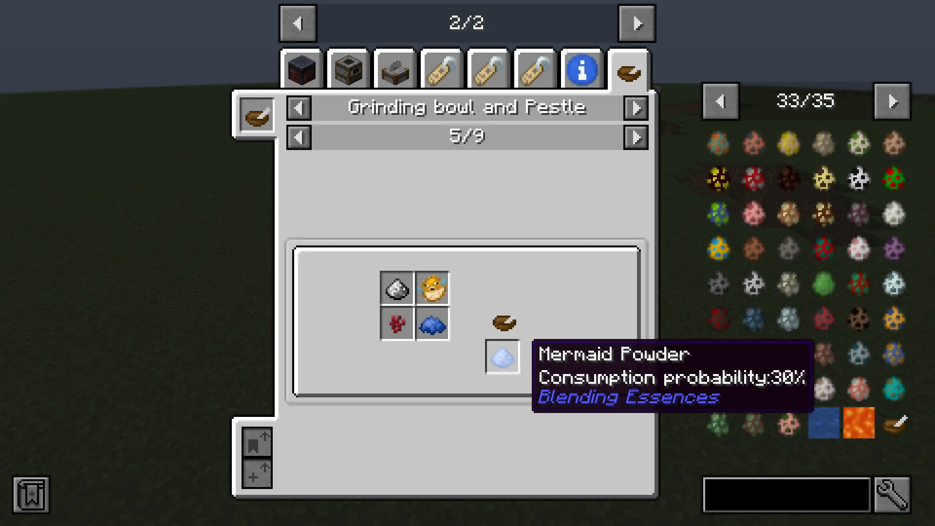 Blend and Essence, Моды, Minecraft