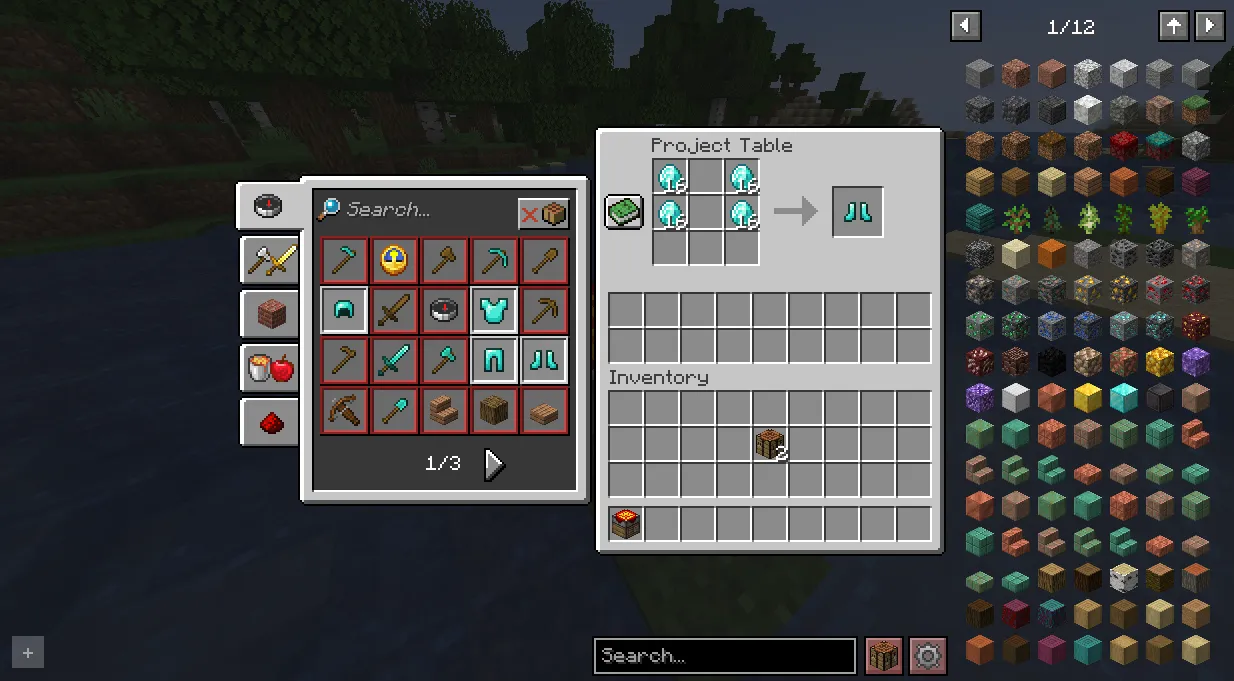 Project Table Refabricated, Моды, Minecraft