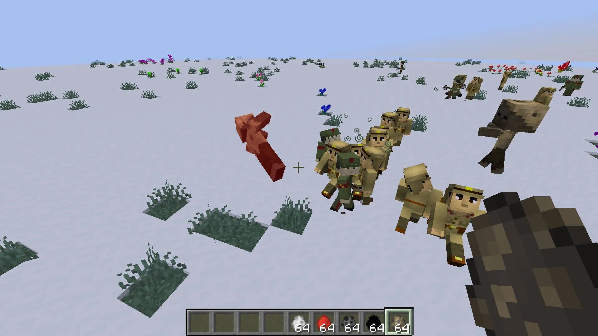 Japanese Army and Chinese Army — скриншот 4 (Моды, Minecraft)