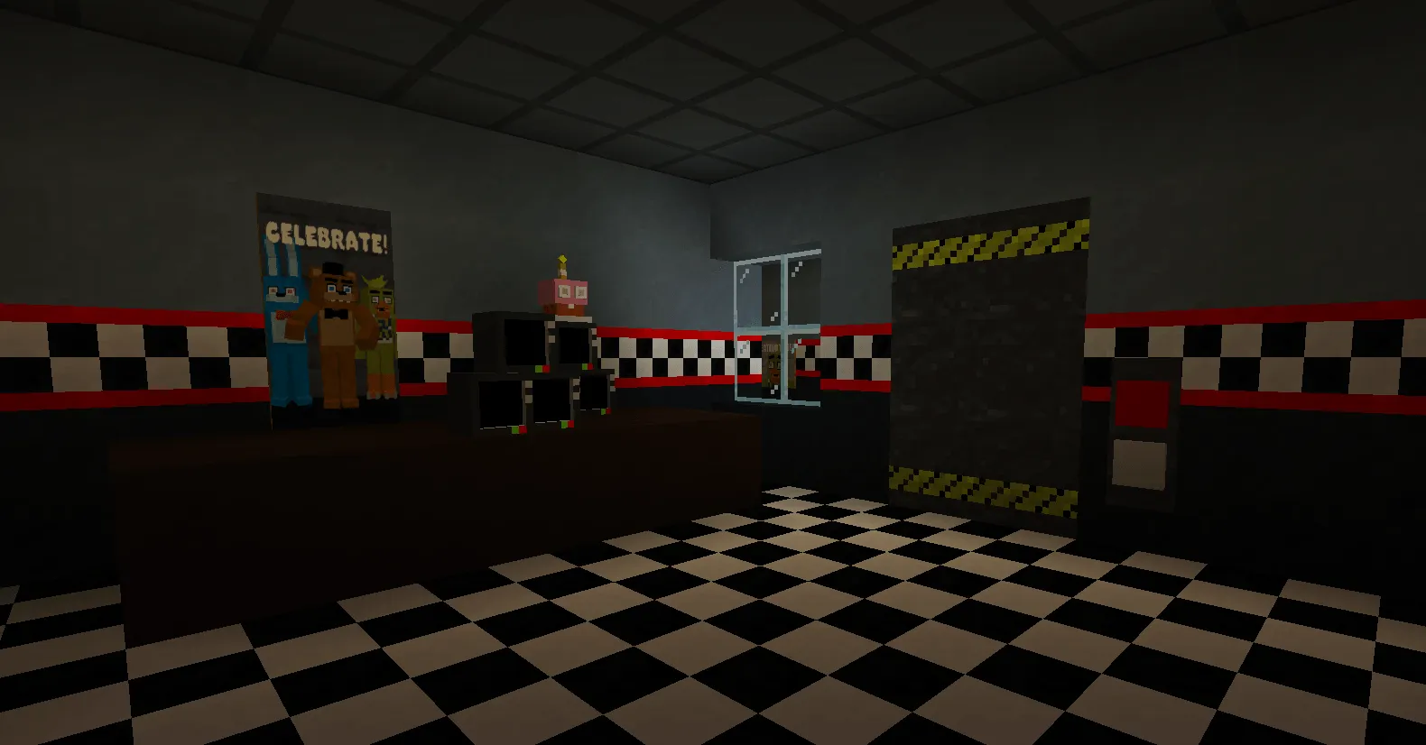 Five Nights at Freddy's By DeltaAvery — скриншот 1 (Моды, Minecraft)