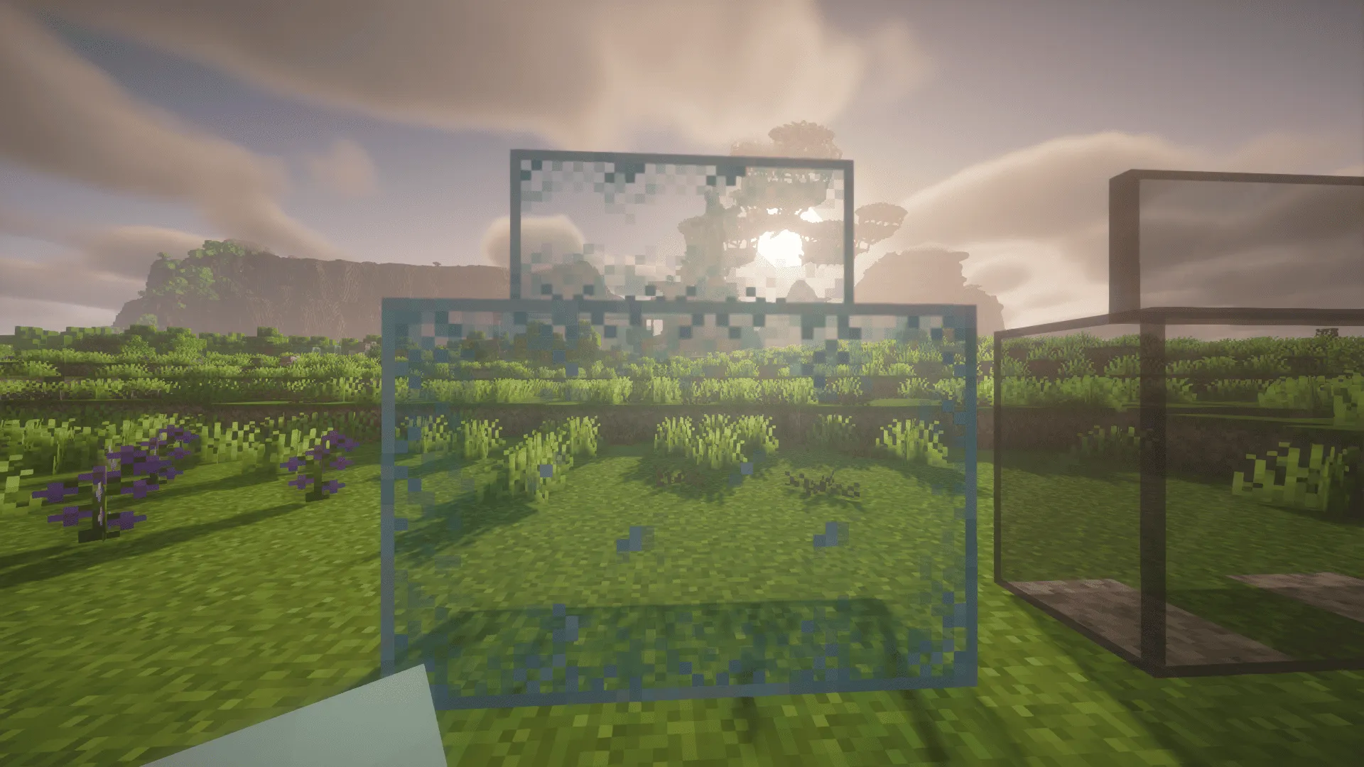 Immersive Weathering Connected Glass — скриншот 2 (Текстуры, Minecraft)