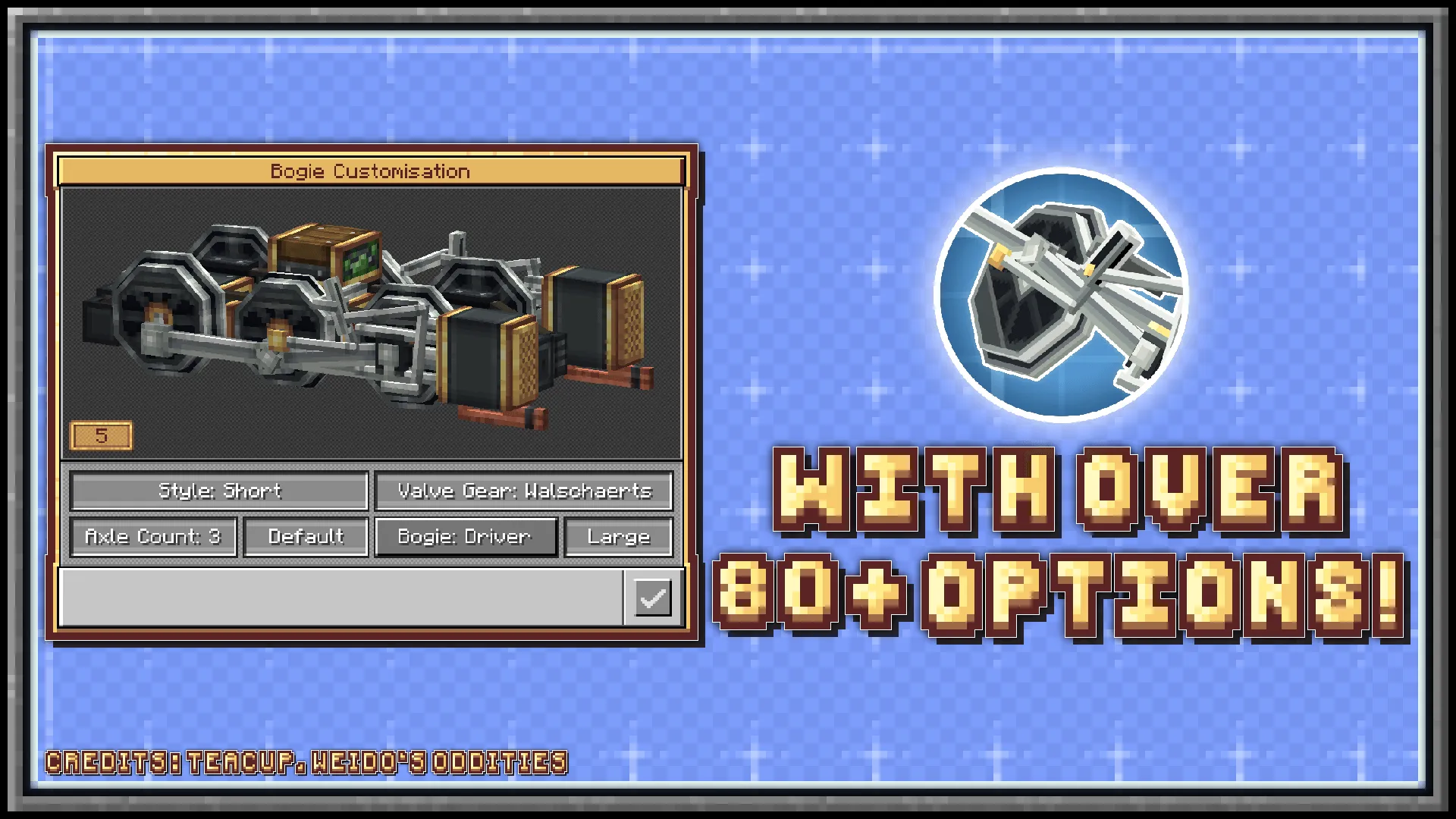 Create: Blocks & Bogies, Моды, Minecraft