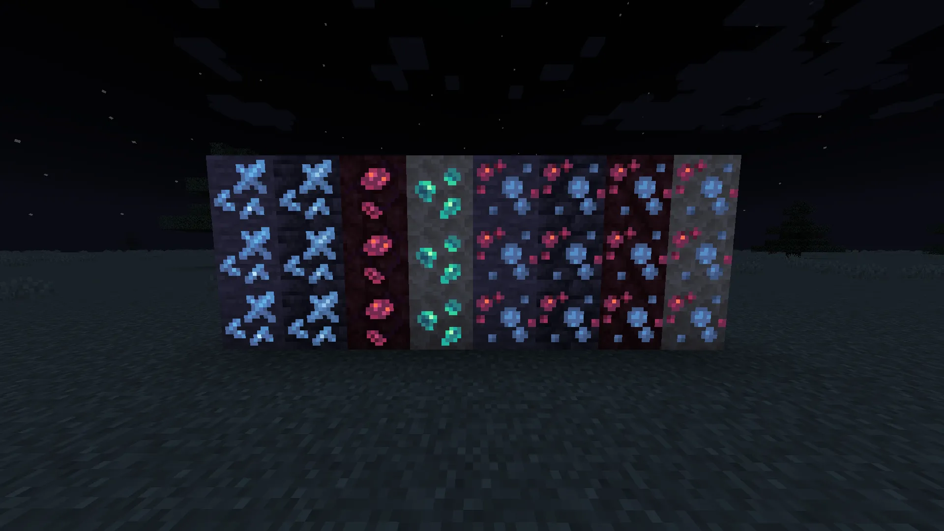 Glowing Ores Gobber — скриншот 1 (Текстуры, Minecraft)