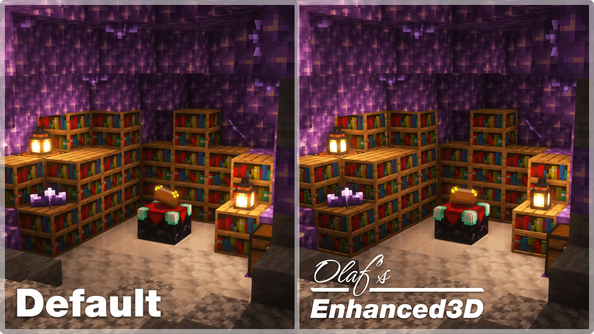 Olaf's Enhanced 3D — скриншот 20 (Текстуры, Minecraft)
