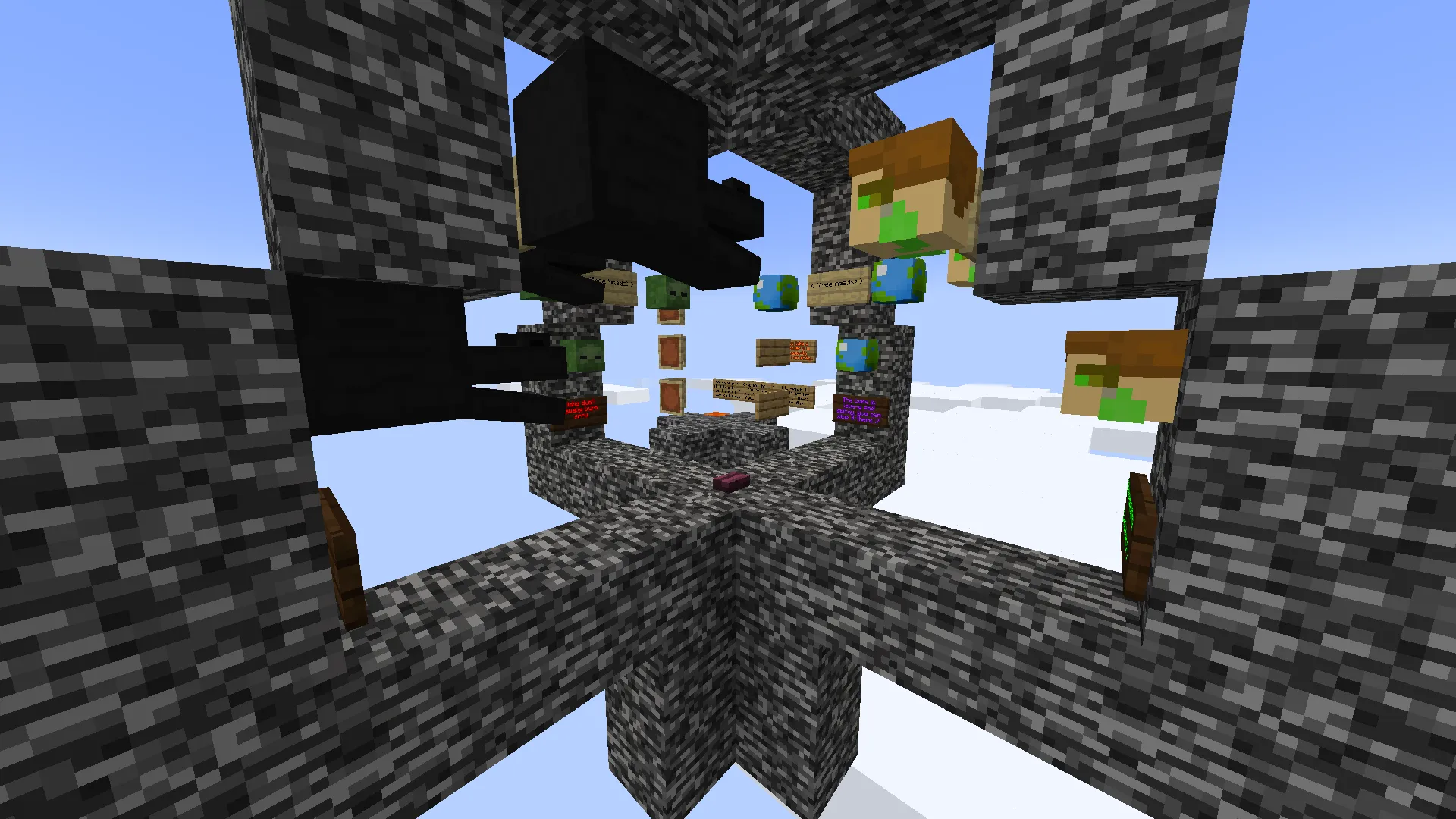 Create Int. Spinning Cube Island World — скриншот 2 (Карты, Minecraft)