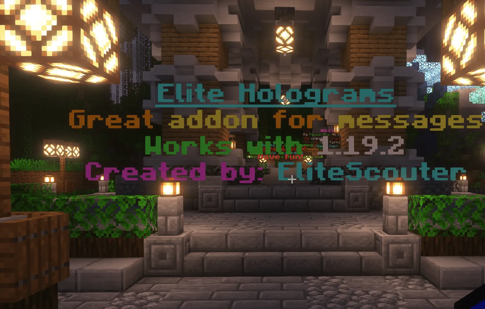 Elite Holograms, Моды, Minecraft