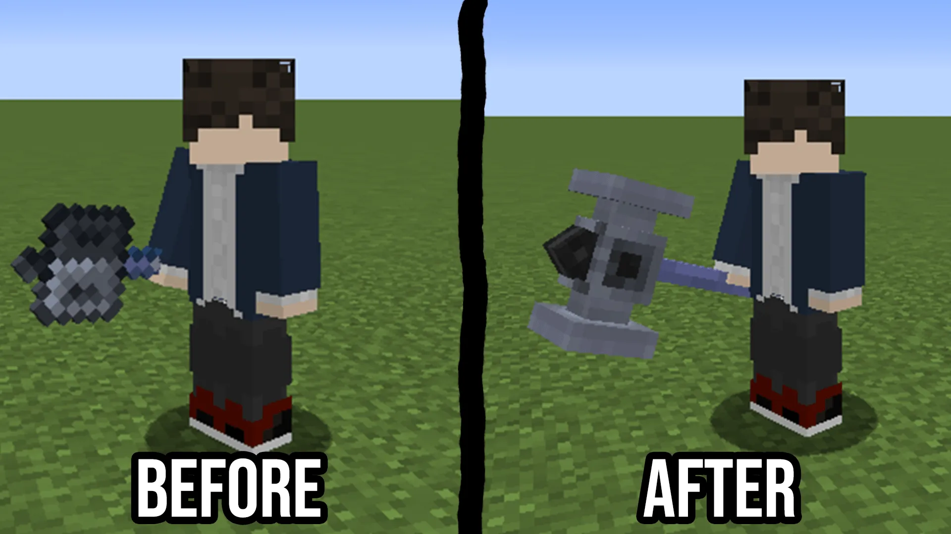 Improved Mace, Текстуры, Minecraft