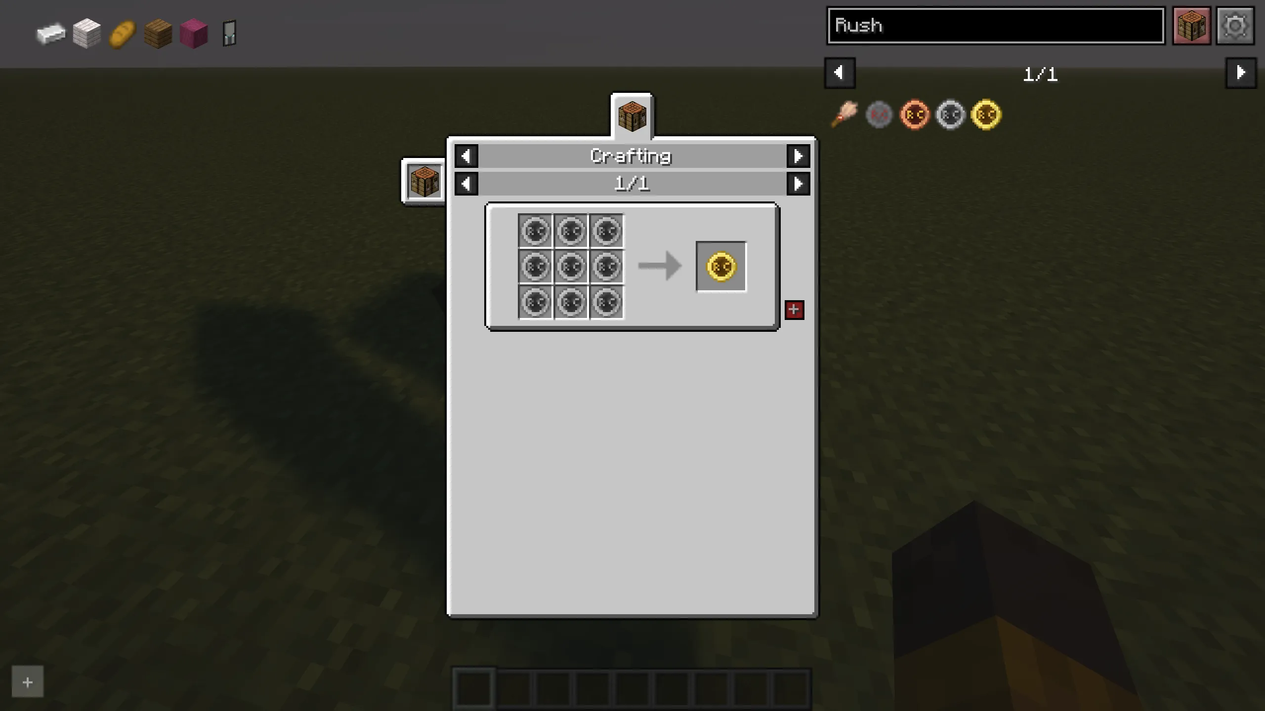 RushCurrency — скриншот 1 (Моды, Minecraft)