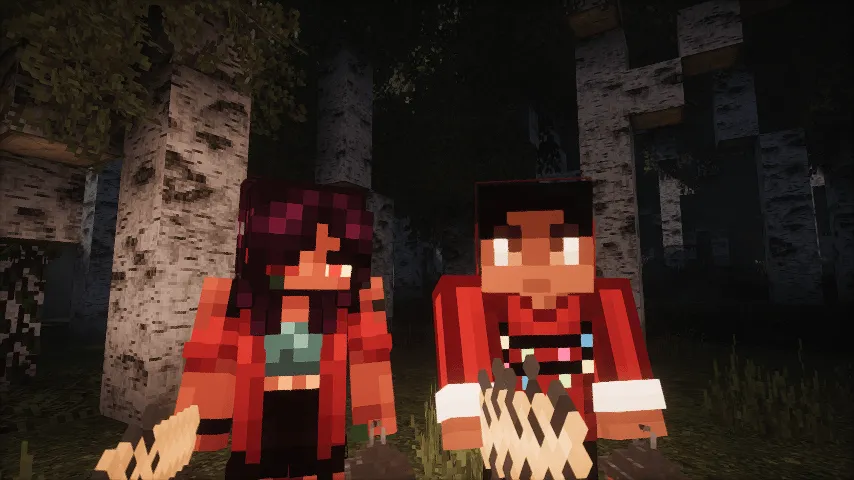 PS2 CRAFT - Zombie Survival Horror Edition — скриншот 9 (Модпаки, Minecraft)