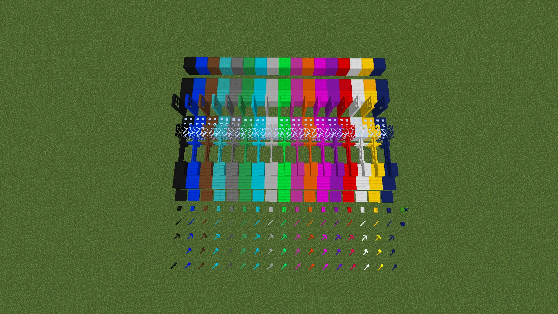 Dyeable wood , Моды, Minecraft