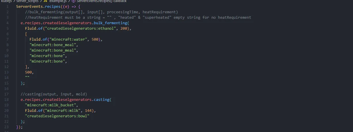 KubeJS Diesel Generators, Моды, Minecraft