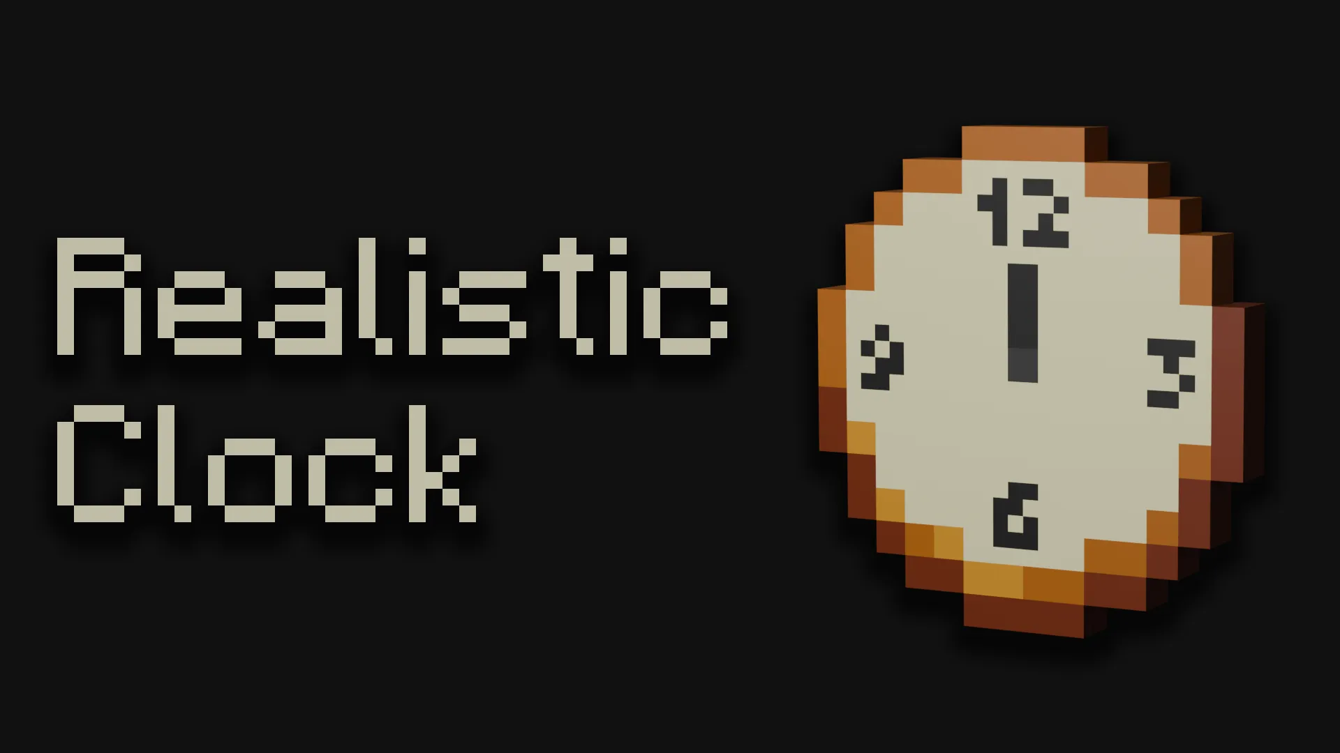 Realistic Clock — скриншот 3 (Текстуры, Minecraft)