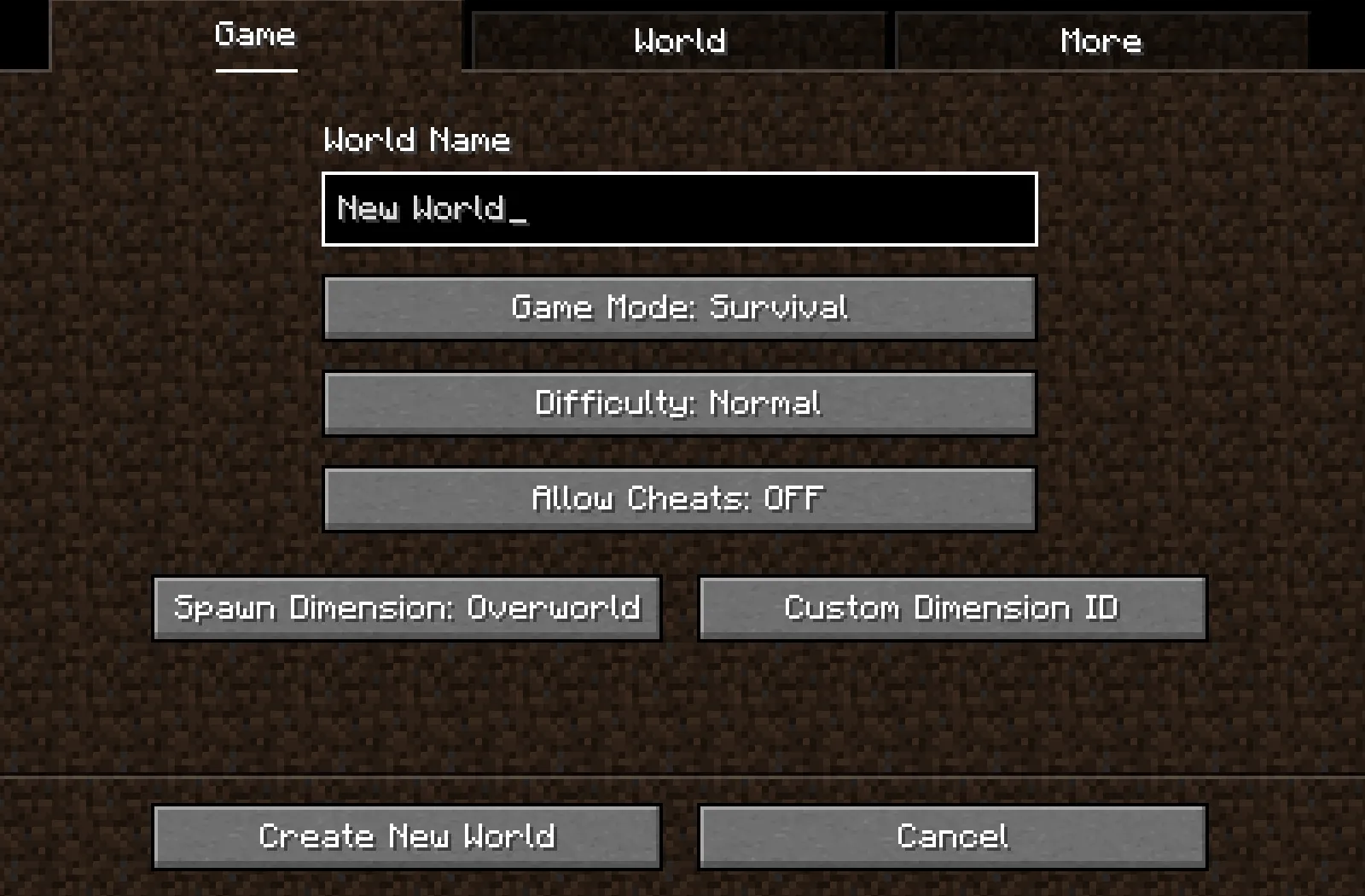 Spawn Dimension Choice, Моды, Minecraft