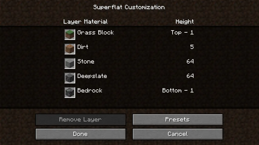Better Flatworld Preset — скриншот 1 (Моды, Minecraft)