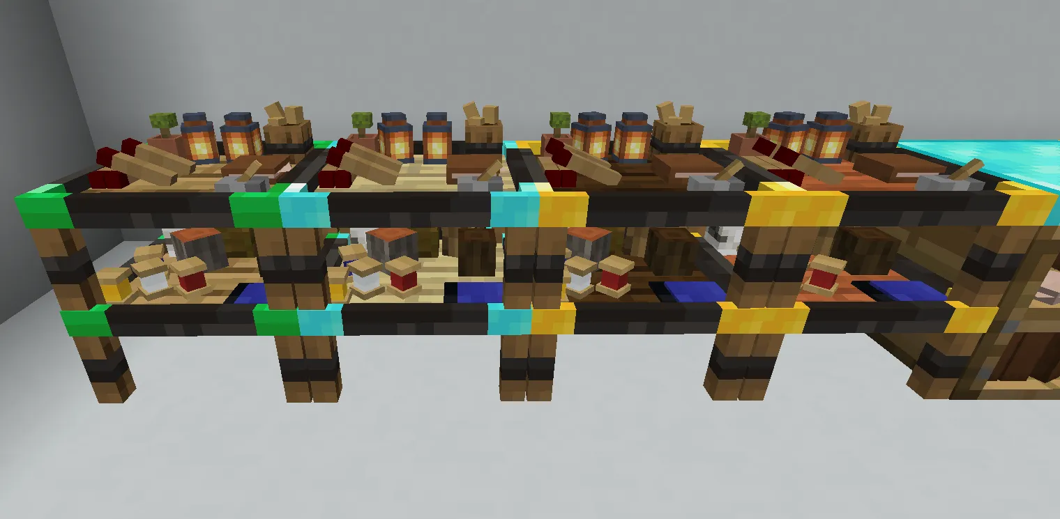 Blockier Storage Racks — скриншот 2 (Текстуры, Minecraft)