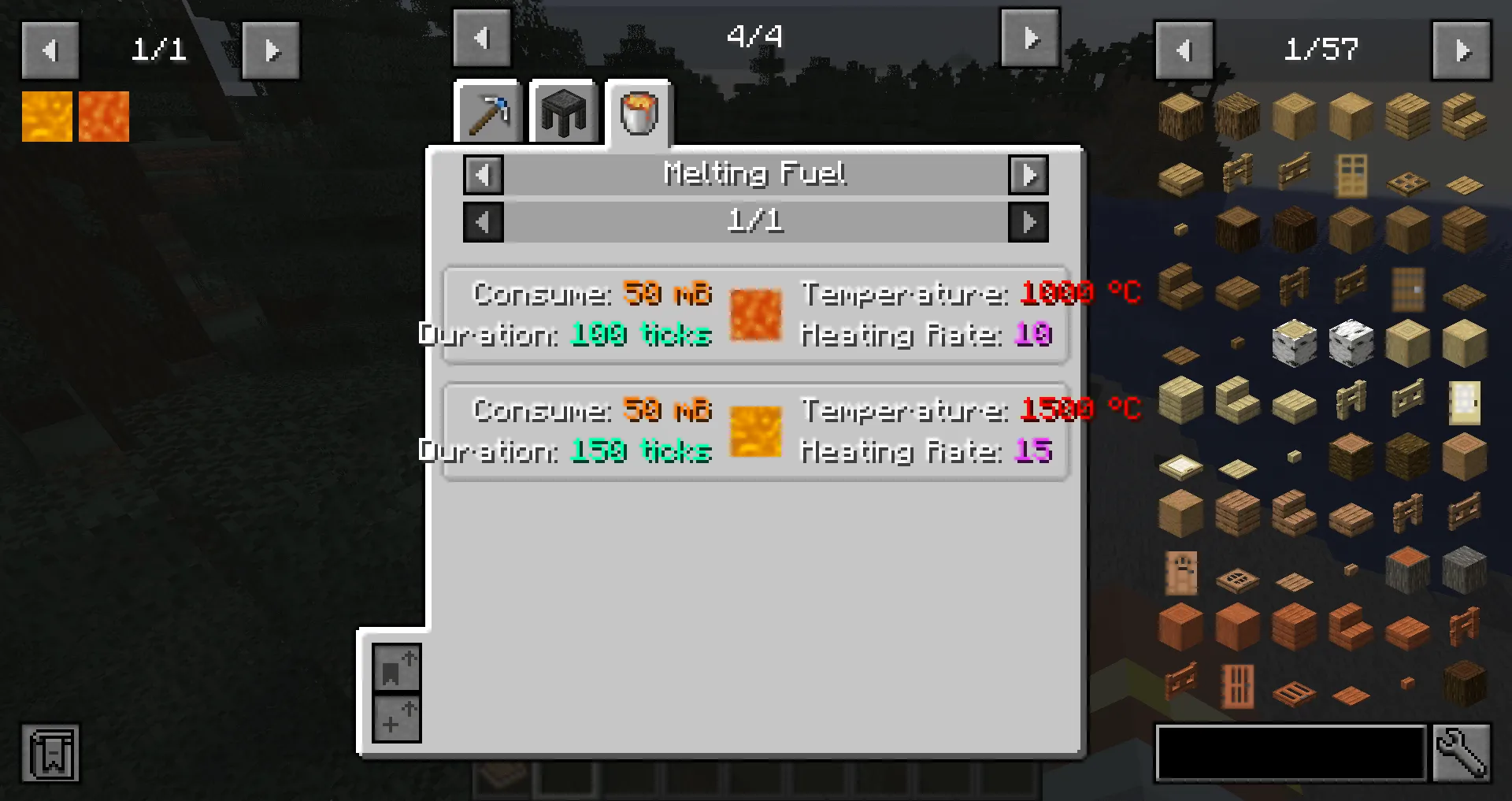 Just Enough Fuels, Моды, Minecraft