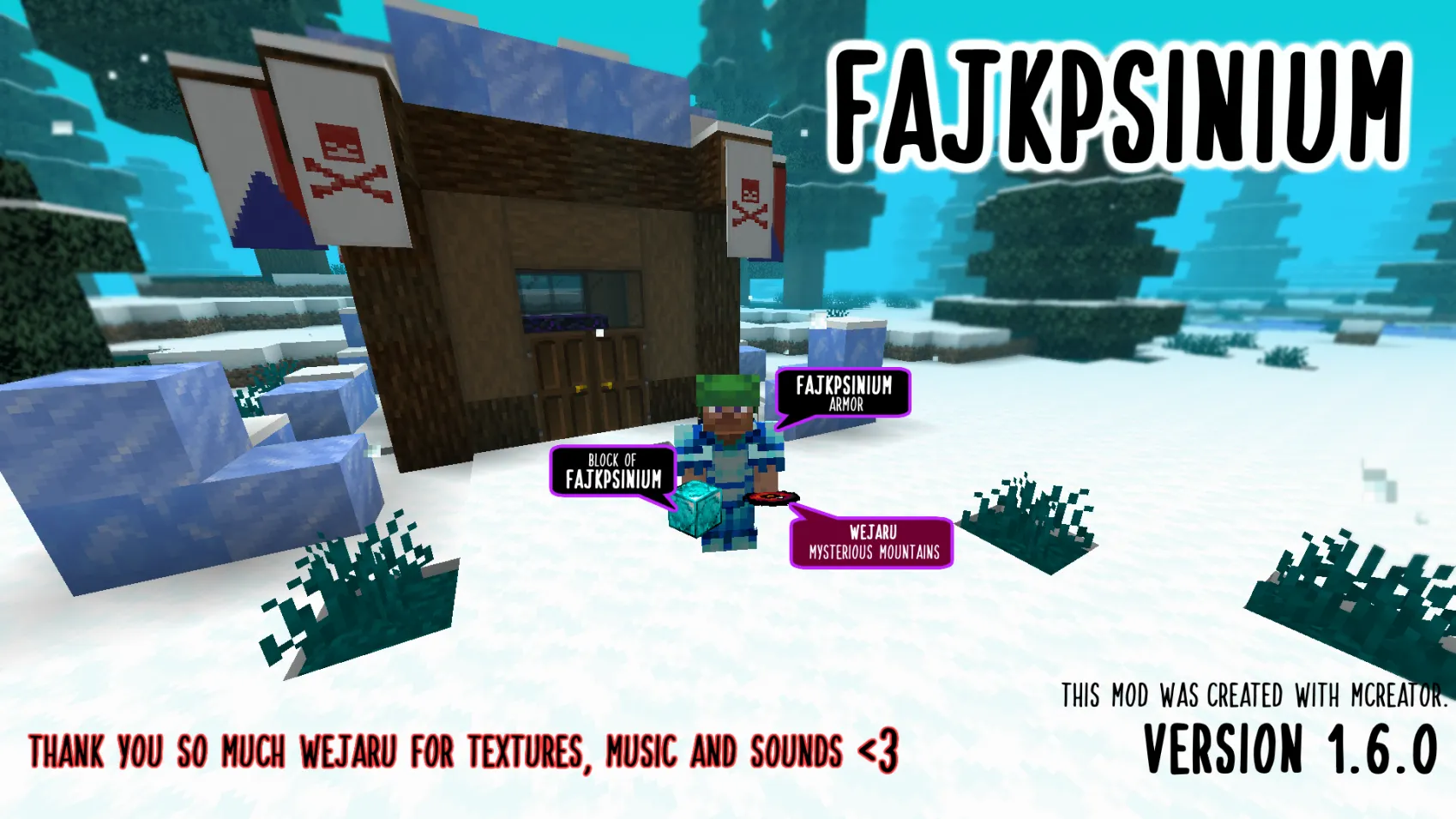 FajkPsinium, Моды, Minecraft