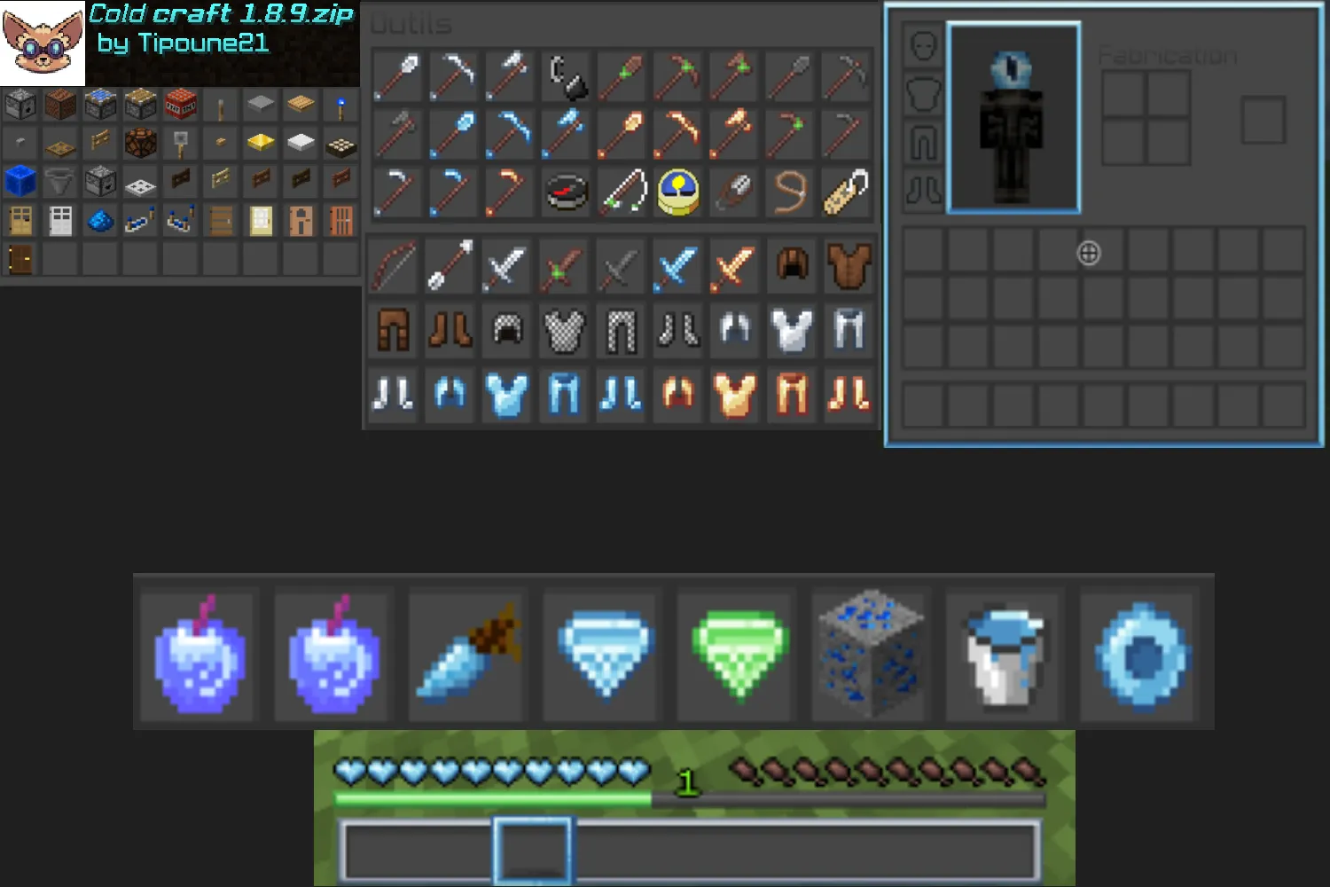 Cold_craft_1.8.9+ — скриншот 1 (Текстуры, Minecraft)