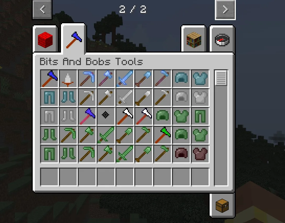Bits and Bobs, Моды, Minecraft