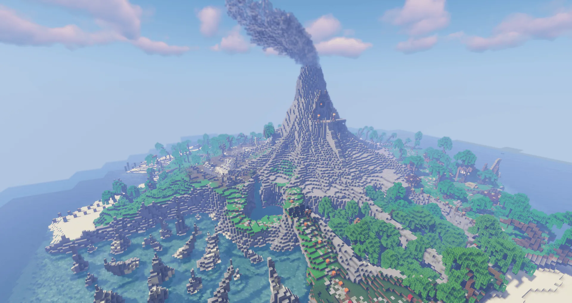 Wii Party: Board Game Island, Карты, Minecraft